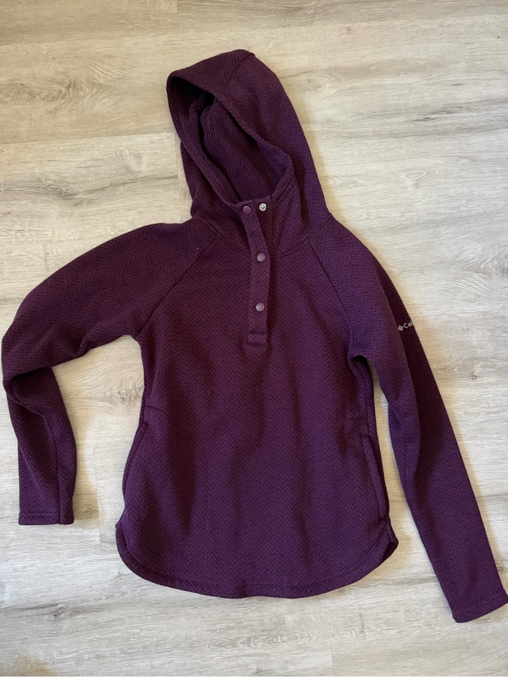 Columbia Women's Deep Plum Hooded Pullover